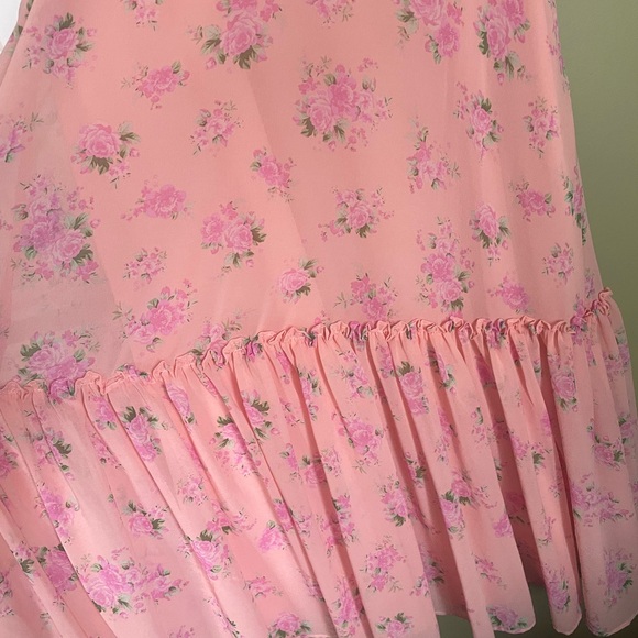 Loveshackfancy X Target Fleur Pink Roses Dress Sz 12 - Picture 5 of 10